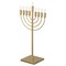 Chabad Style Hanukkah Menorah for Entryway, Living Room, Office, and Kitchen with LED Light Bulbs and Remote Control for Easy Daily Hanukkah Lighting Sequence